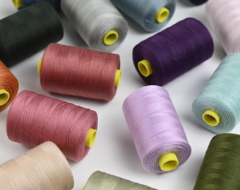 Nähgarn 1000m in verschiedenen Farben – Universalnähgarn – Polyester Nähgarn