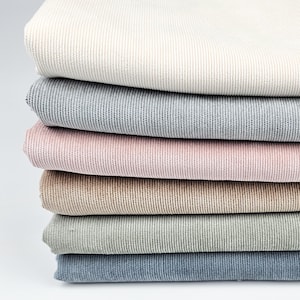 Cordstoff Feincord Babycord - Cord Meterware in verschiedenen Farben