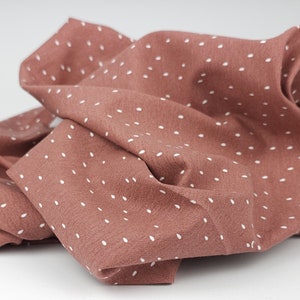 Jersey old pink dotted - cotton jersey sold by the meter