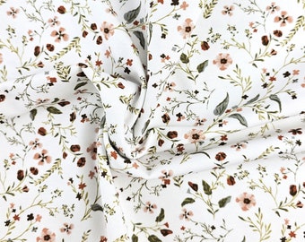 Jersey Blumen Millefleurs - Baumwolljersey Meterware