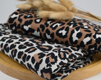 Bio Rib Jersey Leo - Ripp Jersey Rippstrick Stoff Baumwolle Meterware