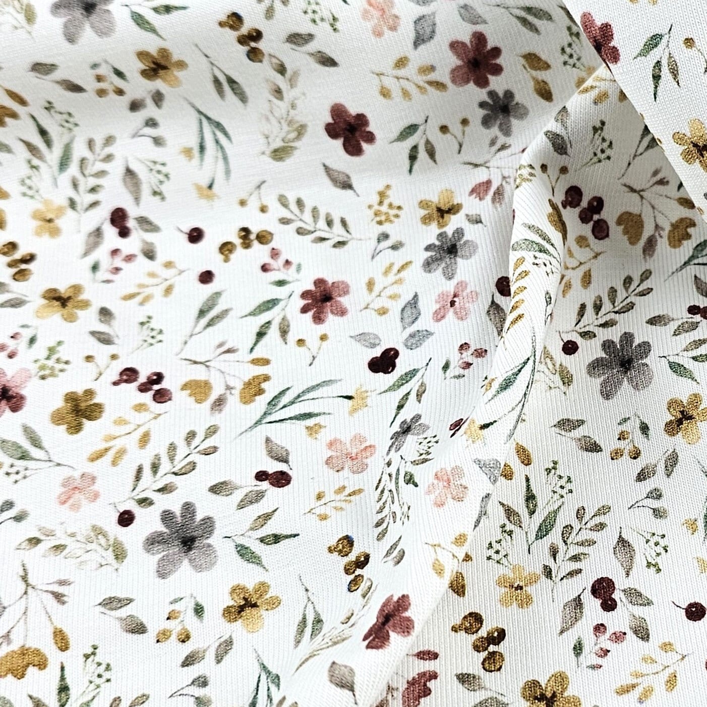 Jersey Blumenwiese bunt - Baumwolljersey Stoff Meterware