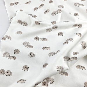 Jersey Igel - Kinderstoff Tiere Baumwolljersey Meterware
