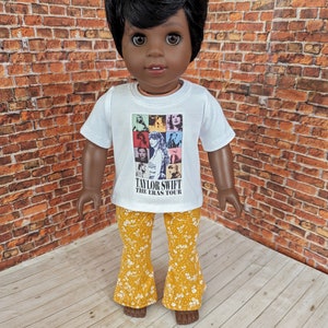 Global Popstar Mega Concert Tour Tee for American Girl Our Generation 18" Dolls