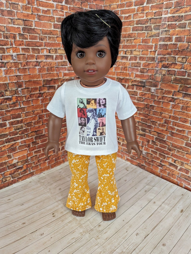 Global Popstar Mega Concert Tour Tee for American Girl Our Generation 18 Dolls image 1