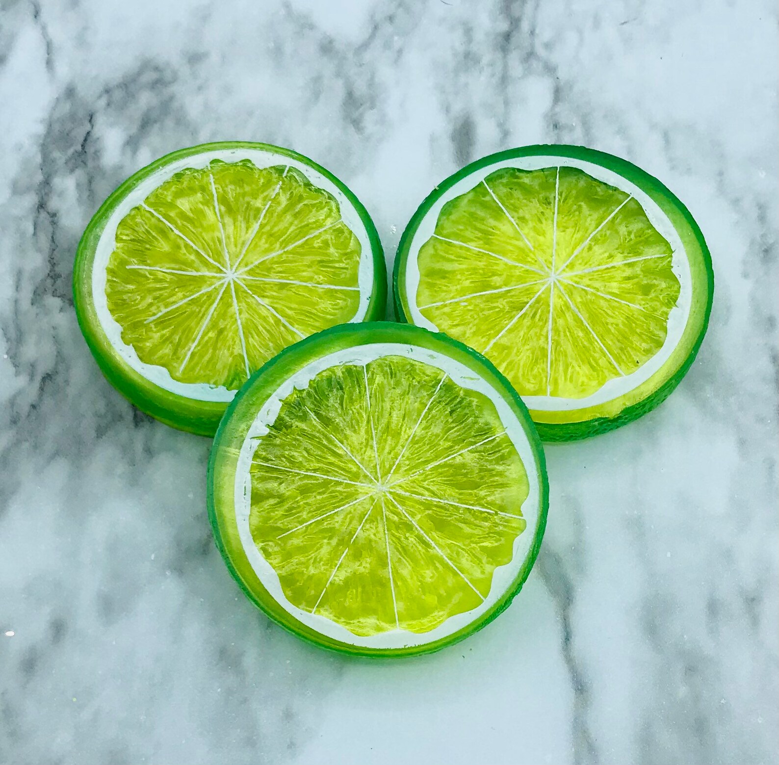 ARTIFICIAL LIME SLICES Faux Lime Slices Diy Crafts Tumbler Etsy