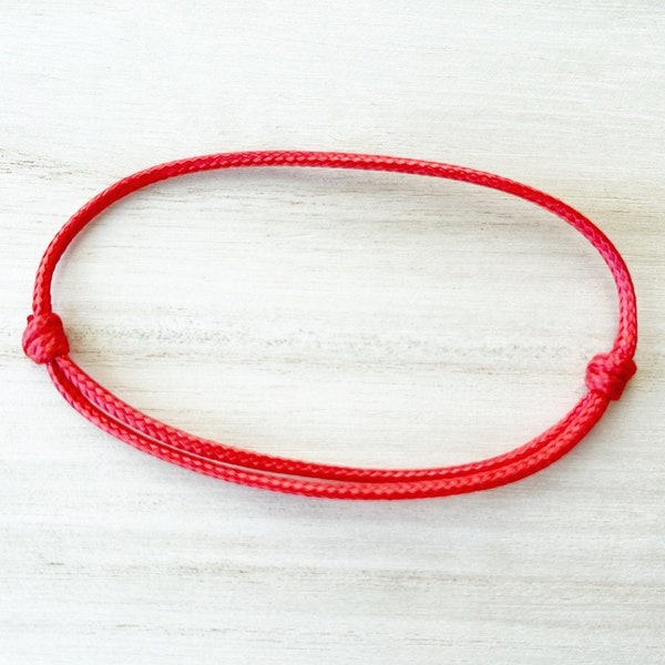 Red String Bracelet, Red Cord Bracelet, Lucky Bracelet, Protection Bracelet, Thread Bracelet, Gift Bracelet, Unisex Family Bracelets