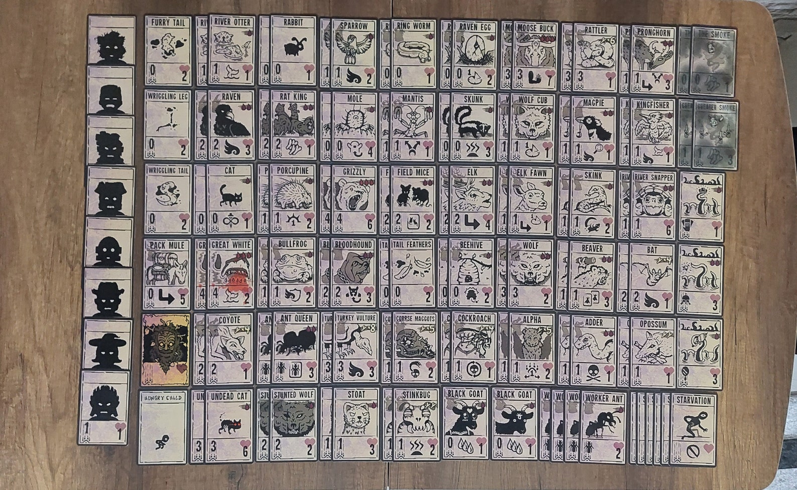 Inscryption Card Game With 206 Laminated Cards Fully Etsy