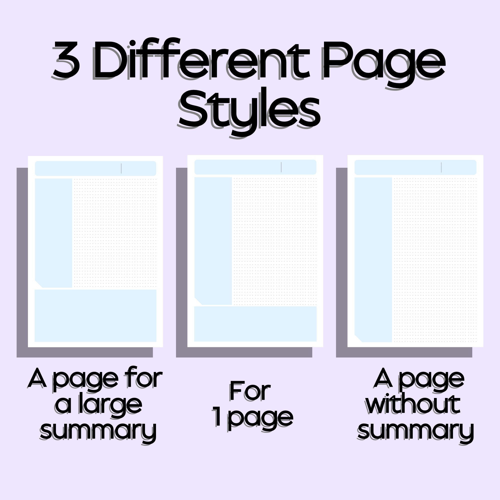 Cornell Notes Method Paper Pages, Student Planner Digital Download ...