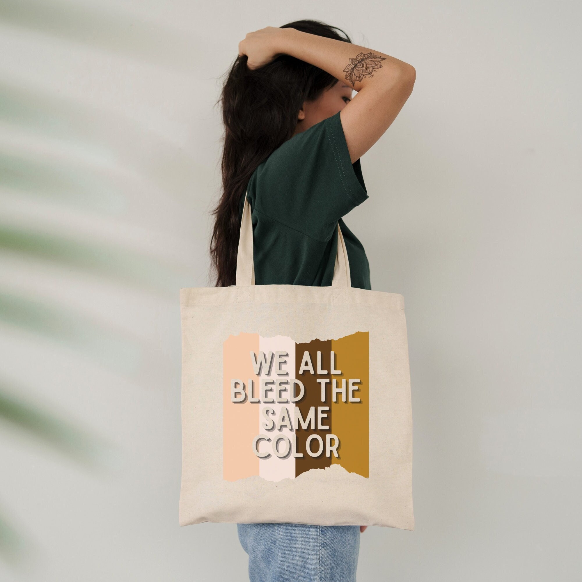 Dalix Cute Rainbow Tote Bag Reusable Grocery Teacher Bags Eco Pride Natural, Beige