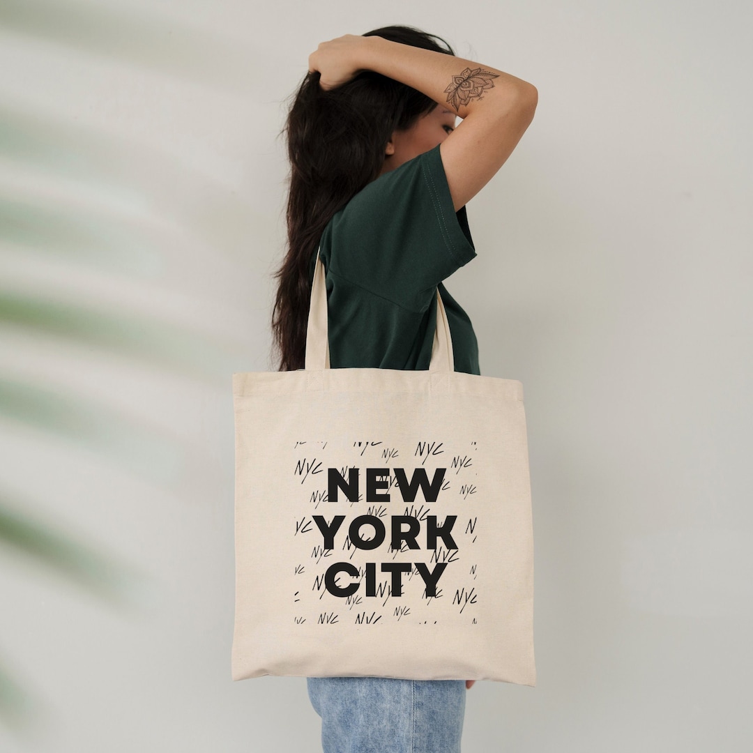 New York City Tote Bag, New York City Unisex Tote Bag, NYC Tote Bag