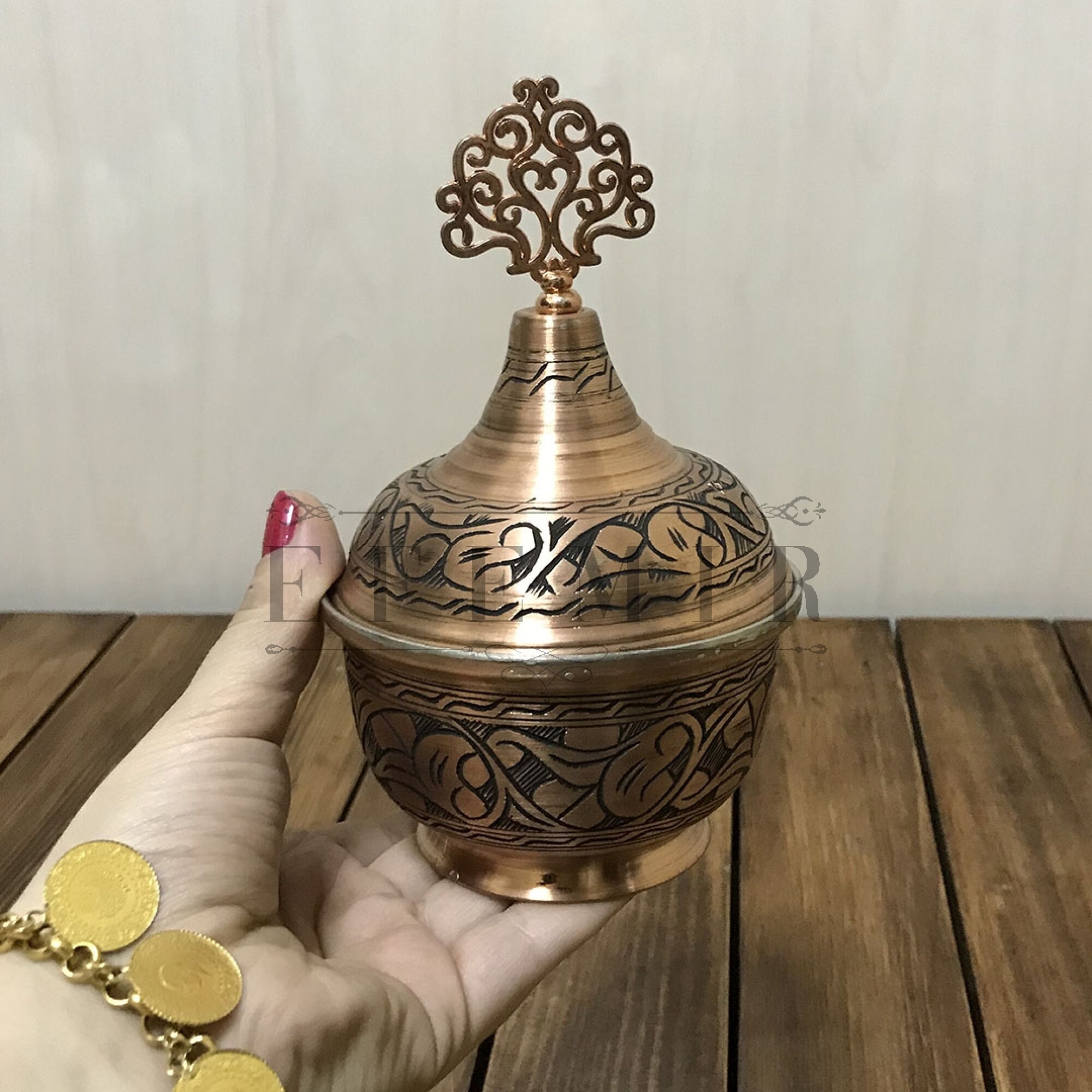 Gift İnlaid Copper Copper Home Decor Handmade Copper Etsy