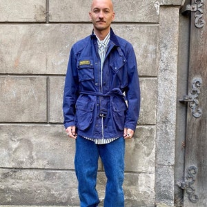 Barbour international sale washed camo jacket