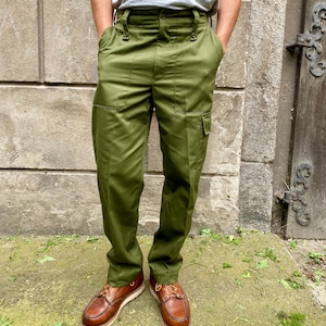 Cargo Pants Vintage Military Trousers Combat Mens Outdoor Activities Pants Medium Size