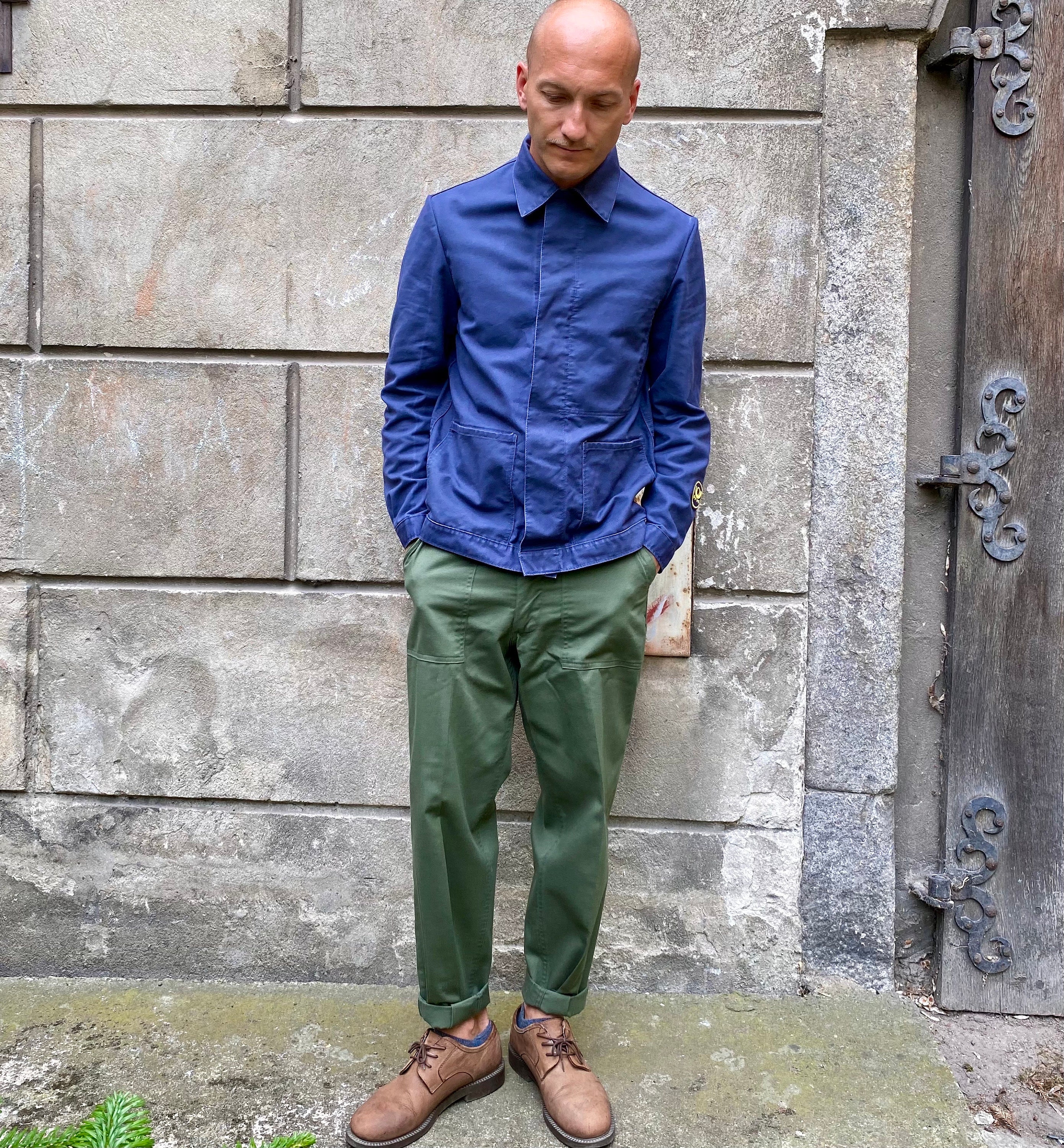 roundabout　Military Serge Chore Jacket roundabout Military Serge Chore Jacket roundabout Military