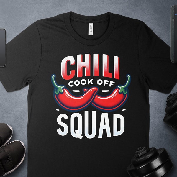 Chili Cook Off Squad Shirt, Spicy Food Contest Tee, Hot Chili Lovers T-Shirt, Cookout Team Hoodie, Fiery Cooking Event Gift