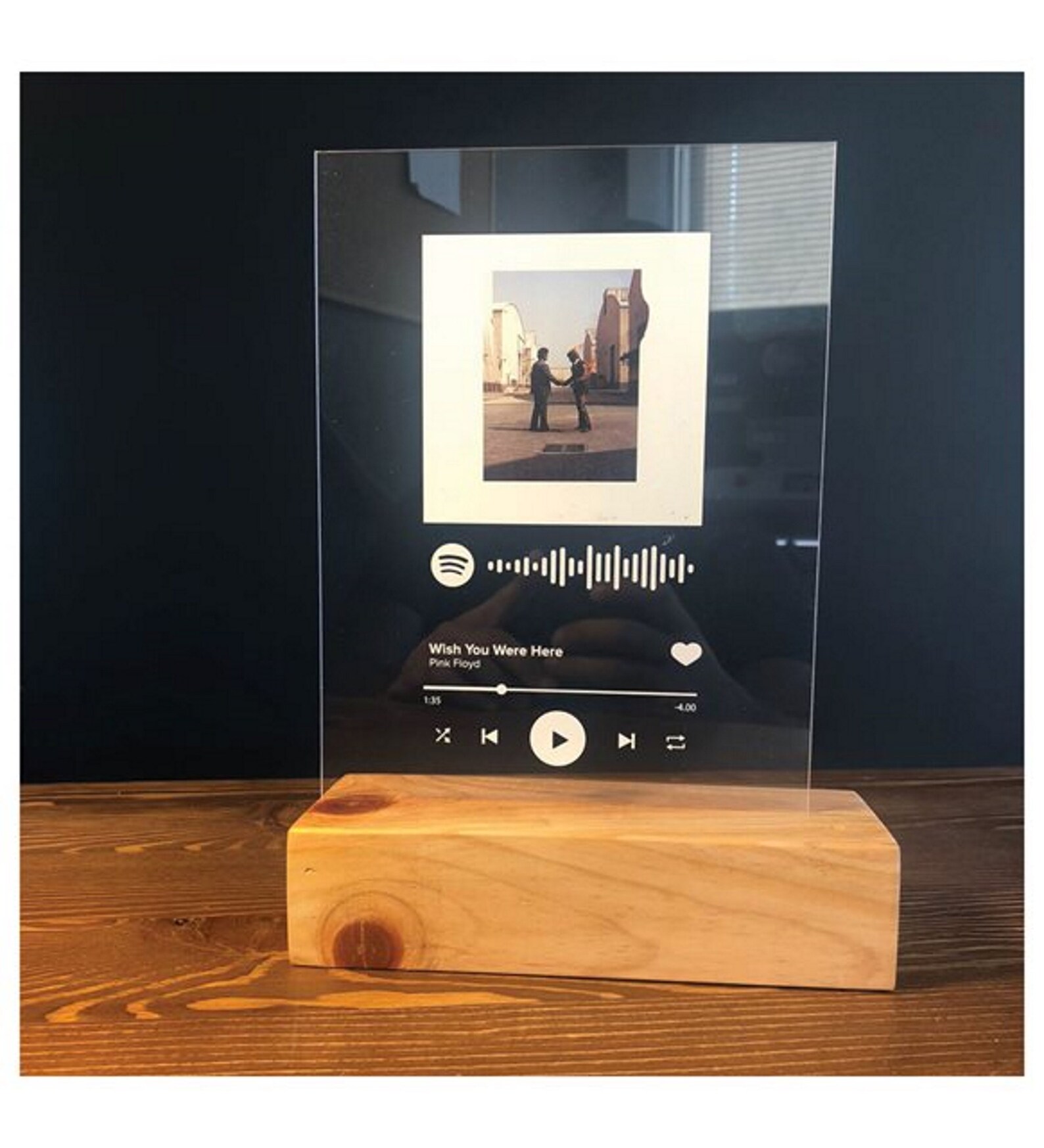 Personalized Spotify Barcode Label Etsy