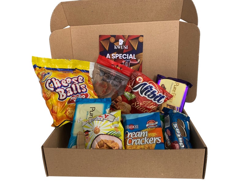 Nigerian Snacks Box Naija Gift Box Gift Hamper Etsy