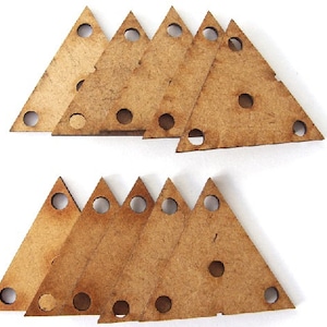 Triangular Weaving Tablets (pack of 10)