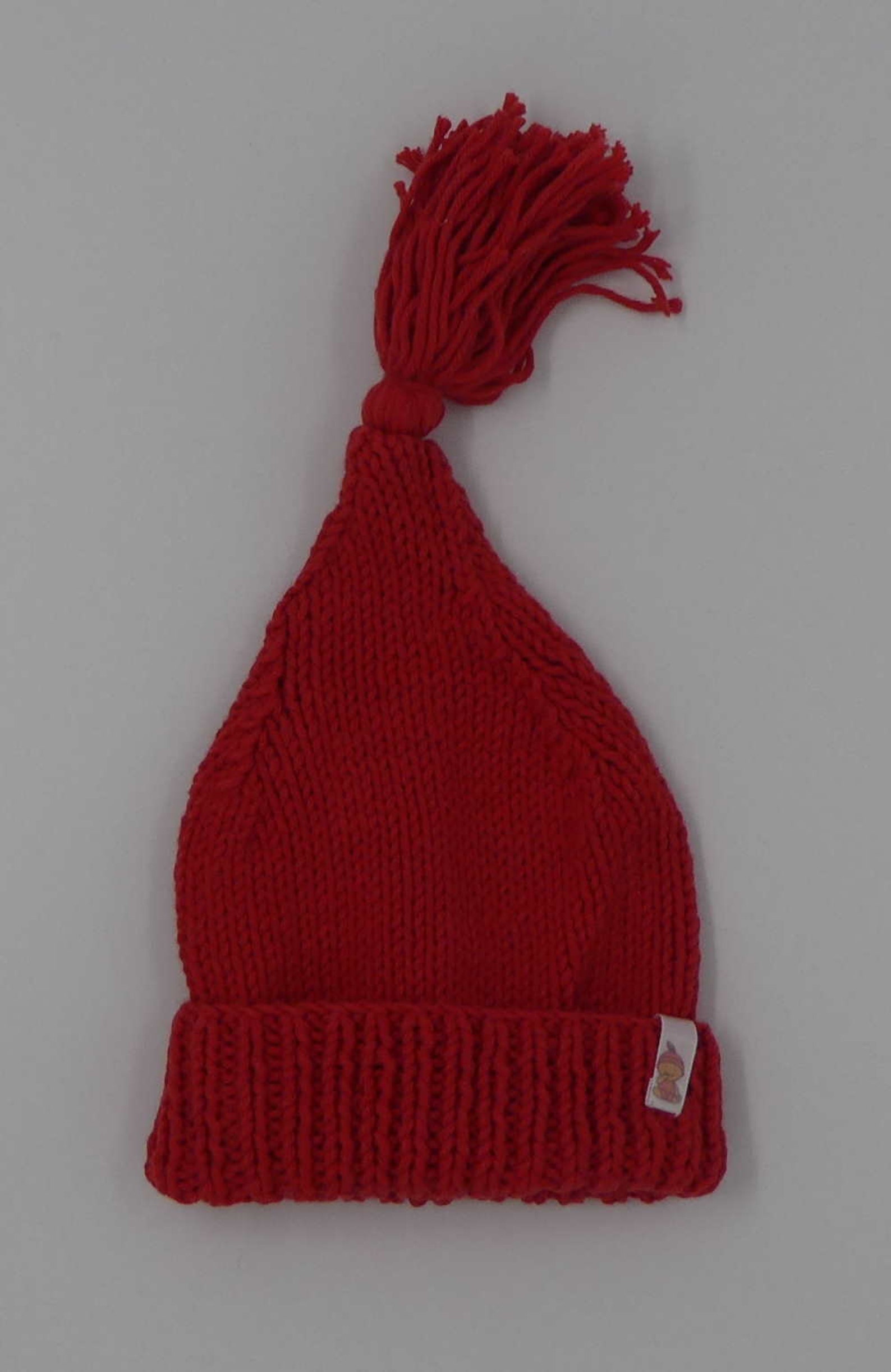 Hand Knitted Elf Style Hat in 100 Cotton Etsy