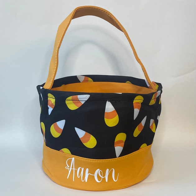 Personalized Halloween Candy Bag| Trick Or Treat Candy Bags Halloween Candy Basket