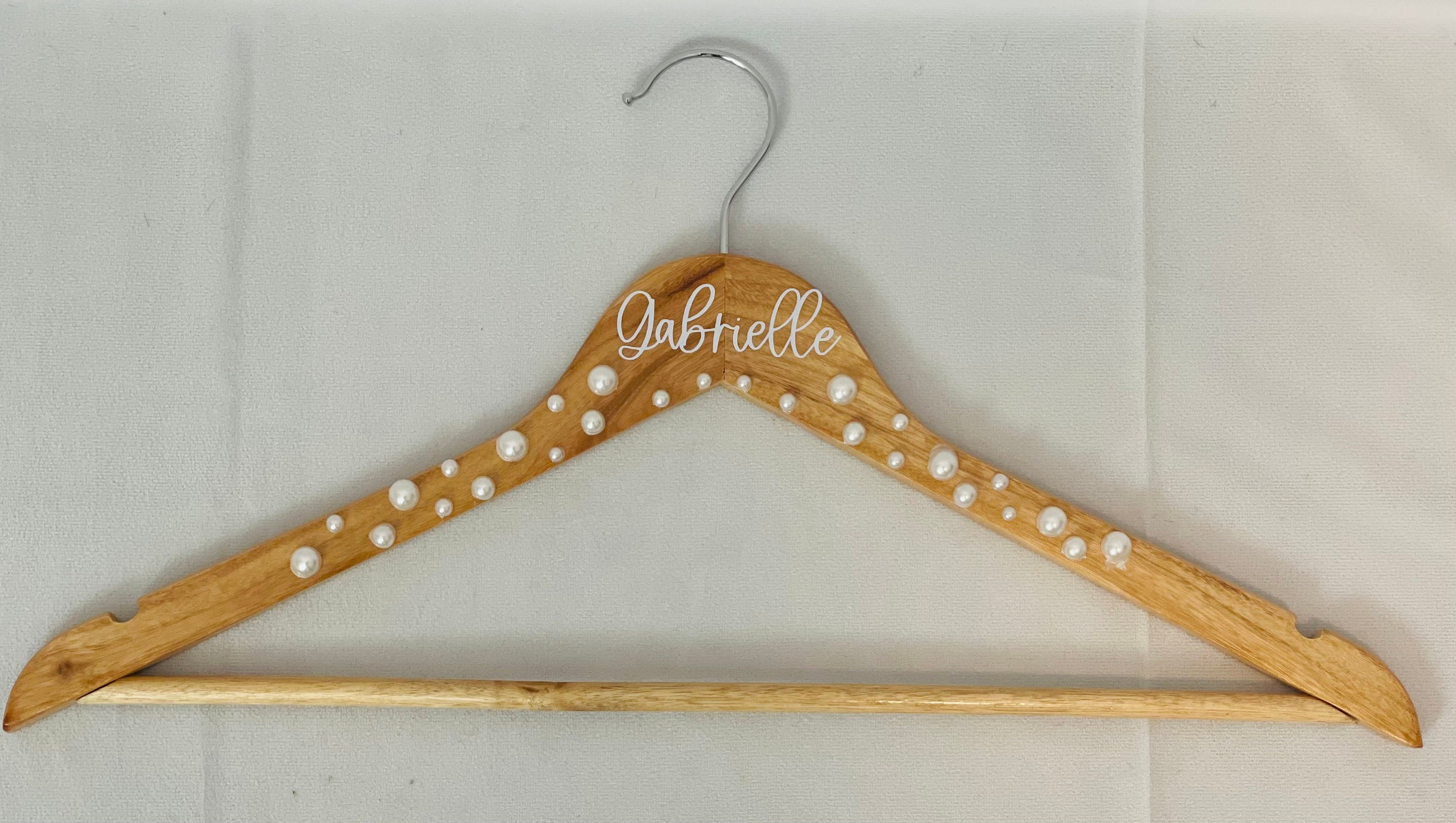 Triangle Brilliant Bulk Beaded Pearl Clothes Hanger - China Adult Hanger,  Women Hanger