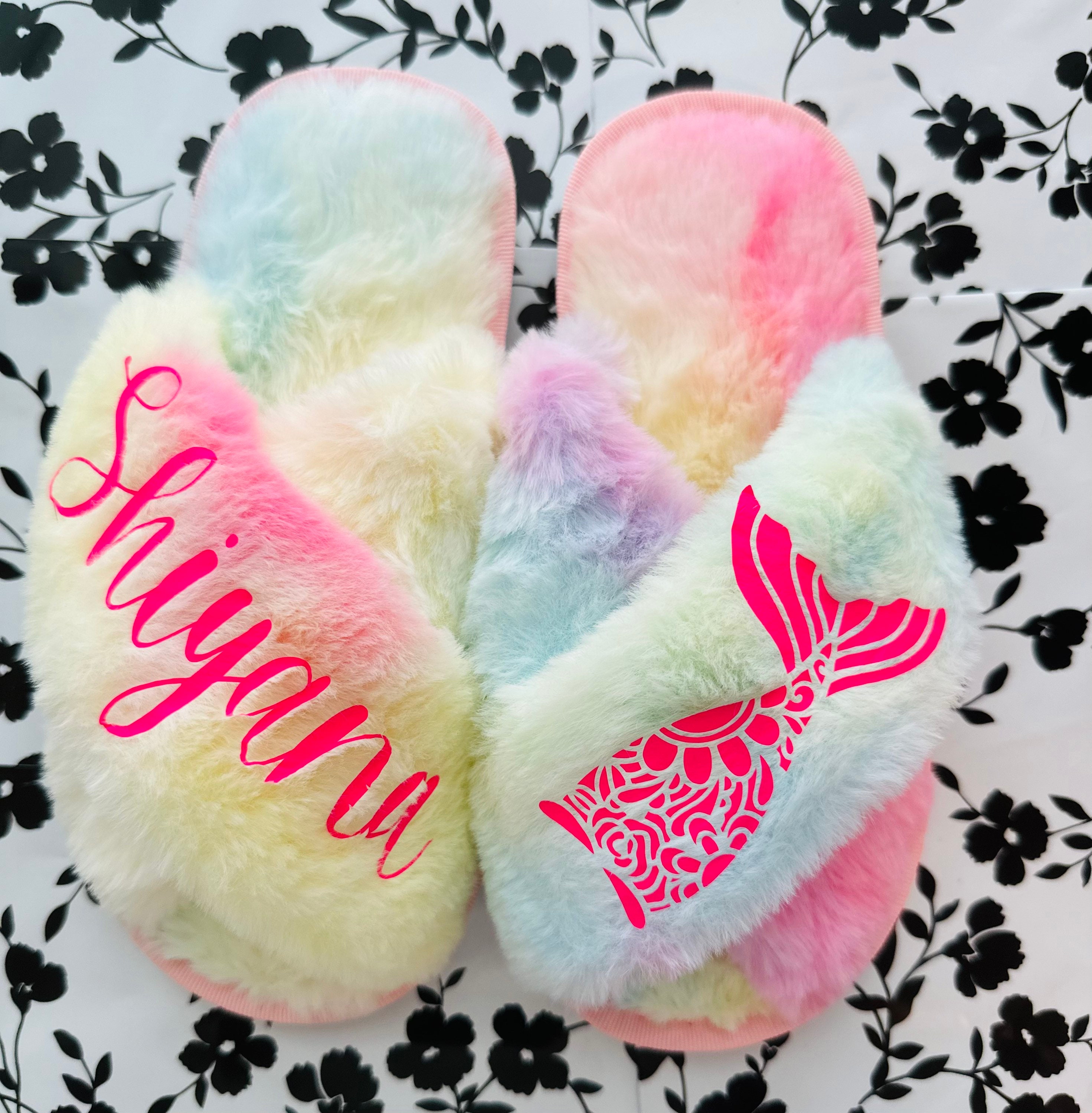 Girls mermaid slippers outlet