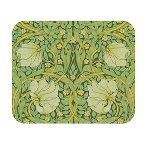William Morris Art Mousepad, Vintage Art Mousepad, Flower Mousepad, Floral Mousepad, Botanical Mousepad, Art Nouveau Mousepad, Office Decor