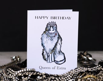Happy Birthday Cat Card