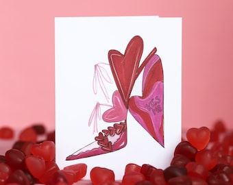 Valentine's Day Card for the shoe lover