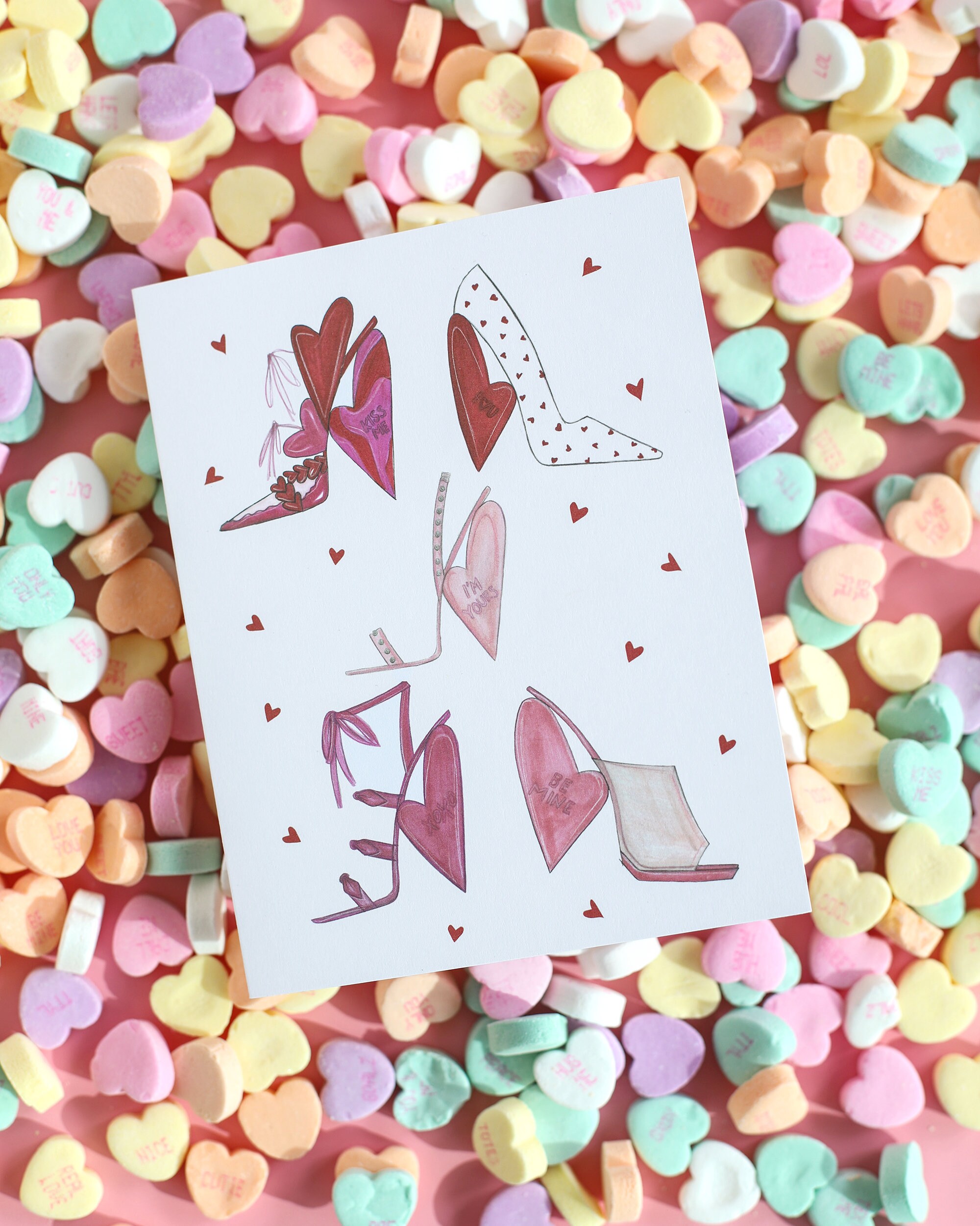 Valentine's Day Card for Shoe Lover Valentines Day for Etsy UK