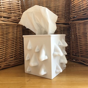 Caja de nariz - Dispensador de pañuelos - Escultura de nariz - Historia del arte - Espíritu Sagrado - Impreso en 3D