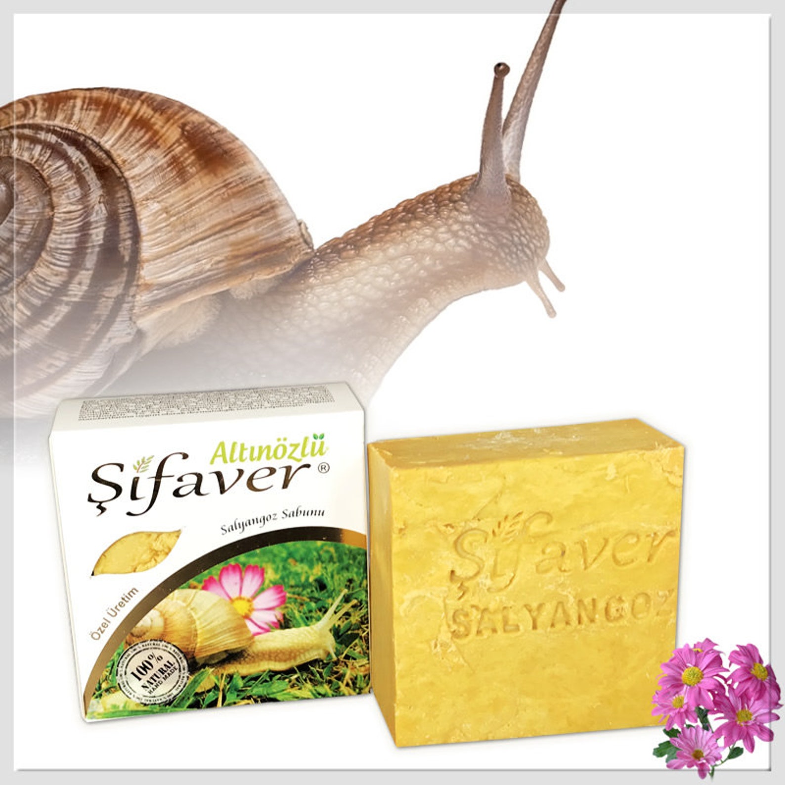 100 Organıc SNAIL Soap Face SoapCARE SoapGiftGift Etsy