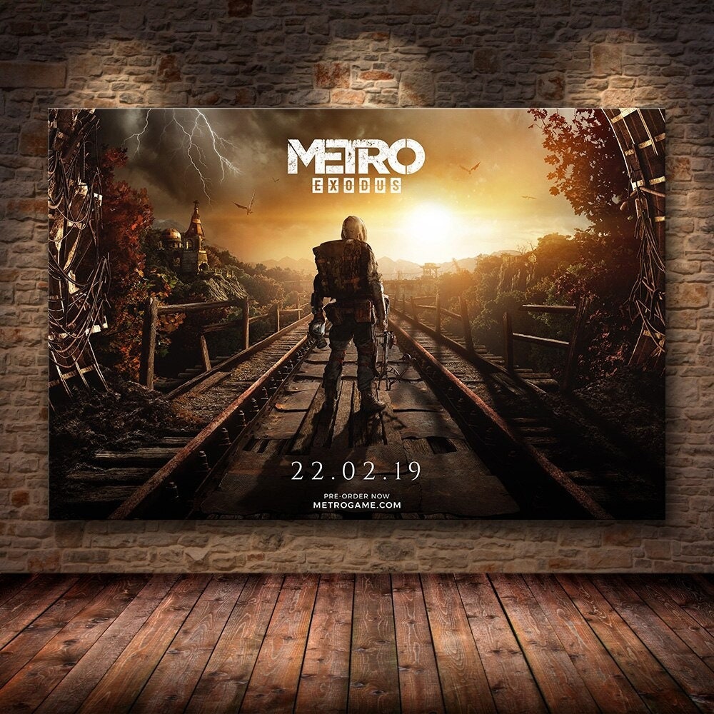 Metro Exodus Canvas Poster Canvas Print Wall Art Home Decor | Etsy