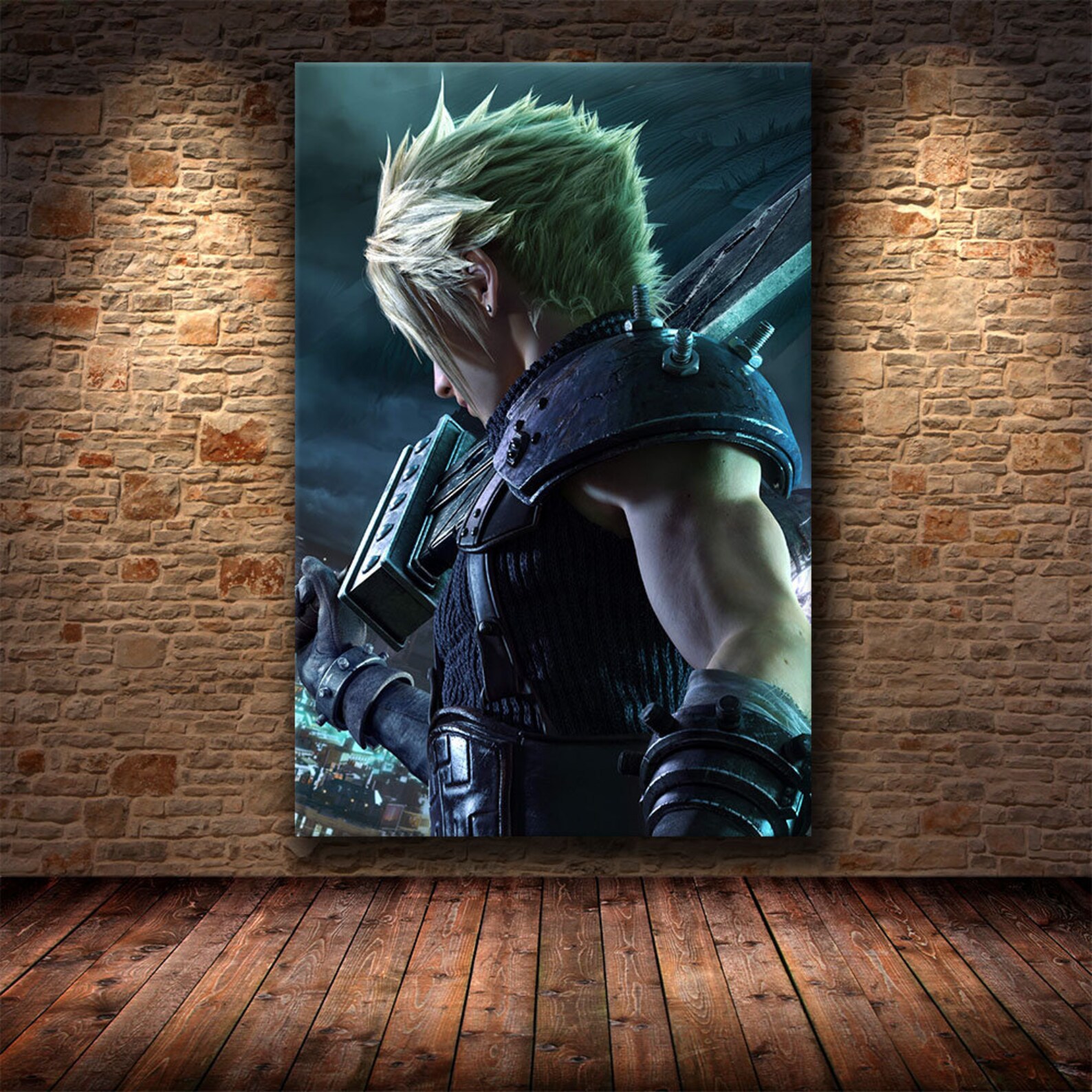 Final Fantasy Canvas Poster Canvas Print Wall Art Home Etsy