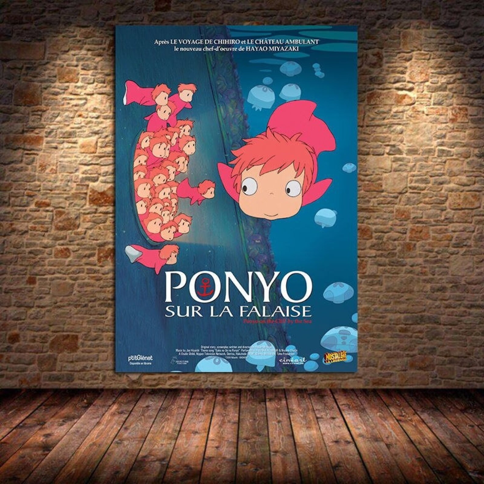 Ponyo Canvas Poster Canvas Print Wall Art Home Decor Anime | Etsy
