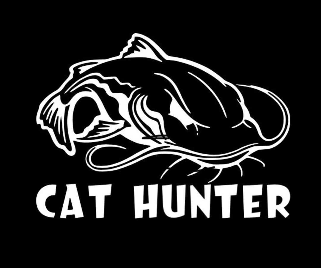 Catfish Hunter Decal Etsy