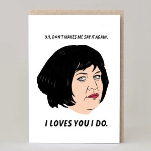 Gavin & Stacey Nessa 'I Loves You' Card: Funny Welsh TV Sitcom