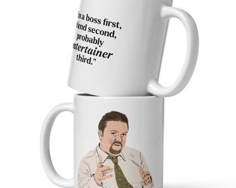 David Brent the Office UK Quote Mug | Funny British Tv BBC Netflix Iconic Ricky Gervais Sitcom Novelty Birthday Gift Boss Colleague Work