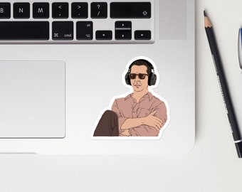 Kendall Roy Succession Meme Sticker Laptop MacBook Waterbottle Tv Show Movie Film Fan Gift Cinephile HBO Shiv Tom Wamsgans Greg Logan Roman