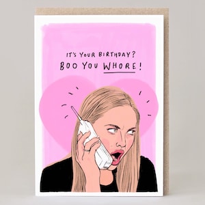 Mean Girls Karen Birthday Card | funny pop culture movie quote