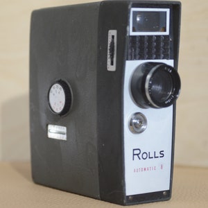 Rolls 8mm Automatic 8 Cine Camera . Fantastic bit of history.