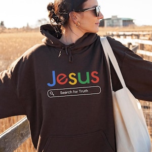 Jesus Hoodie Jesus Sweatshirt Jesus Loves You Christian Hoodie Christian Apparel Christian Sweatshirt Jesus is King Christian Merch