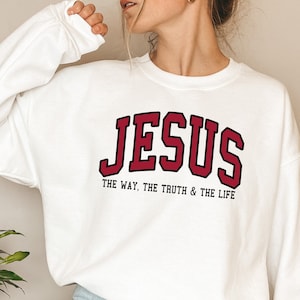Christian Sweatshirt Jesus Sweatshirt Faith Sweatshirt Trendy Sweatshirt Trendy Crewneck Love Like Jesus Pray Sweatshirt Crewneck Sweatshirt