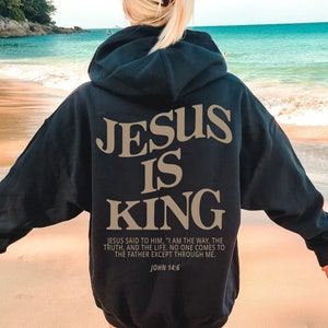 Jesus is King Jesus Hoodie Jesus is King Shirt Love Like Jesus ...