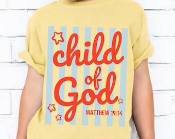 Kind van God Kidcore-jeugdshirt Kidcore-kleding Kidcore-kleding Cutecore Jesus Loves You-shirt Coquette Strikshirt Summer Vibes-shirt