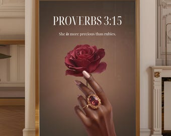 Printed Black Christian Wall Art Black Artwork Bible Verse Wall Art Matte Vertical Posters Jesus Wall Art Christian Artwork Black Wall Decor