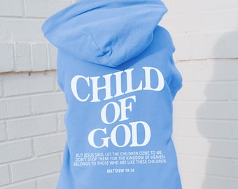 Child of God Youth Jesus Loves You Kids Hoodie Christian Hoodie Christian Sweatshirt Jesus Hoodie Trendy Hoodie Bible Verse Christian Merch