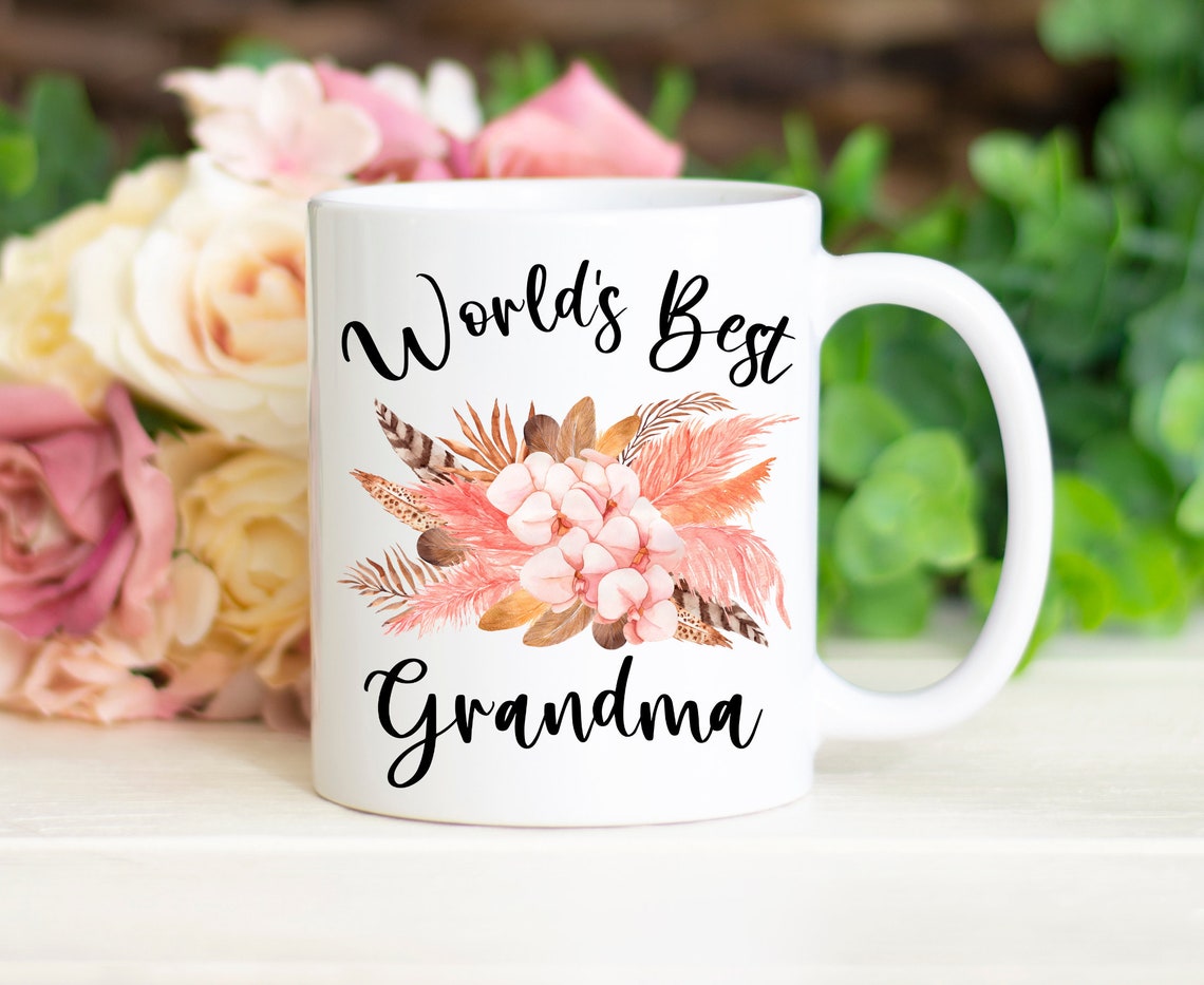 World's Best Grandma Mug Grandma Mug Gifts for Grandma Etsy