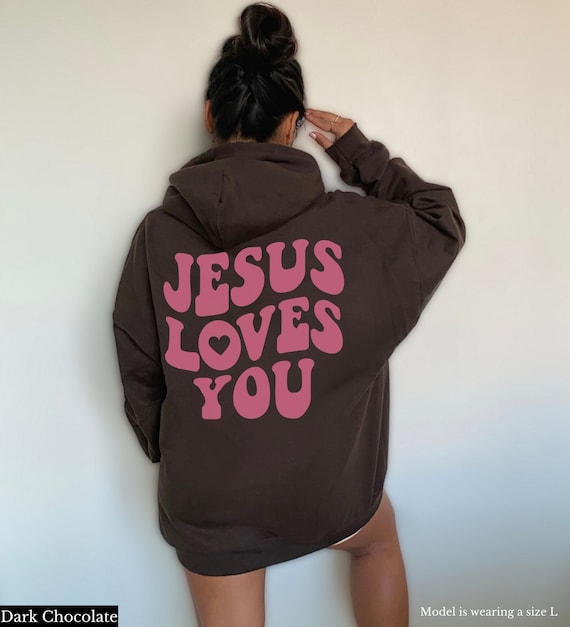 GOOD NEWS JESUS LOVES YOU Hoodie Christian Sweatshirt Jesus Hoodie Trendy  Hoodie Bible Verse Shirt Unisex Aesthetic Clothes - AliExpress